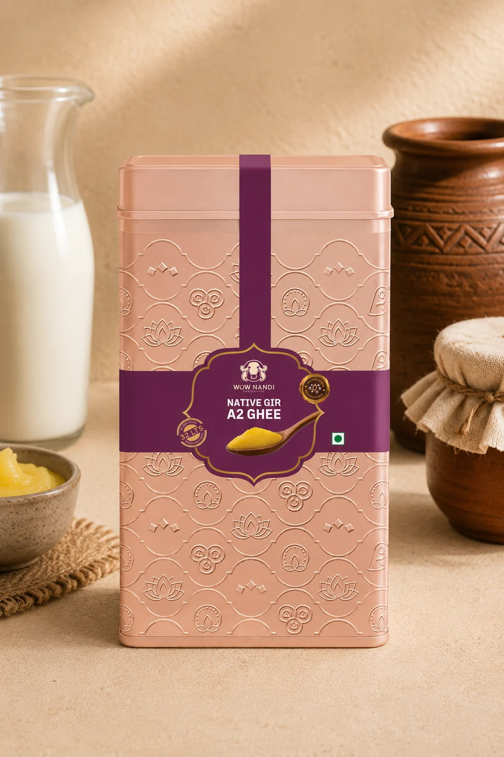 Native Gir (A2) Ghee - Tin Pack