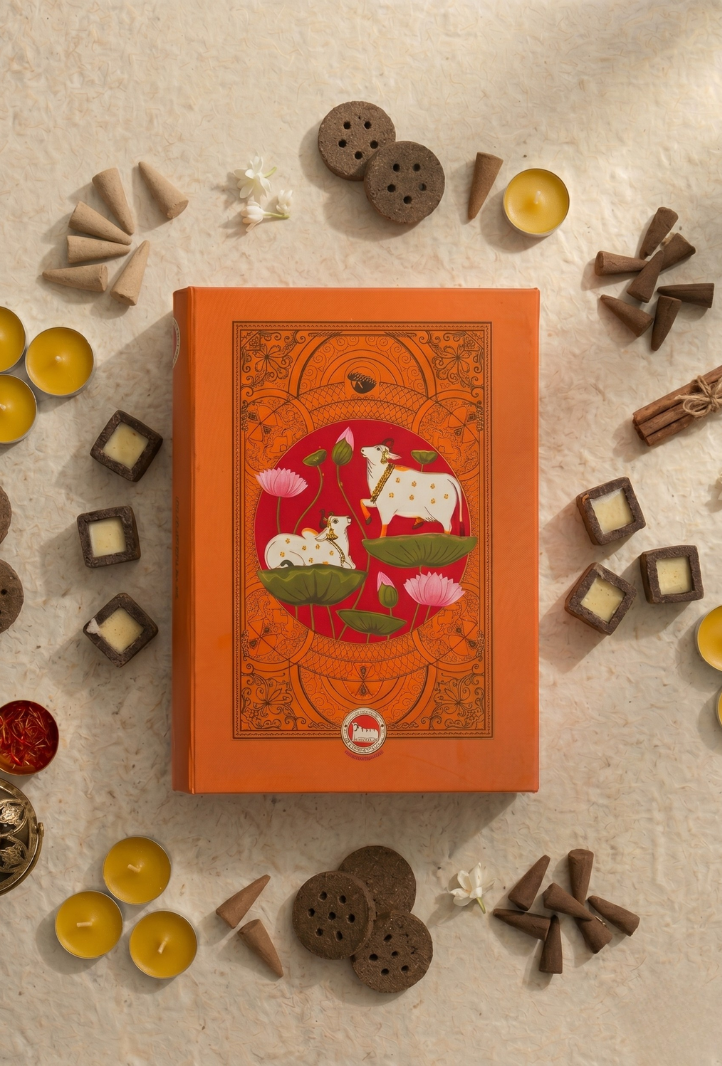BLOODYWOOD RAKSHAK & NU DELHI セット Nandi Panchgavya Pooja & Wellness Kits: Transform Your Home