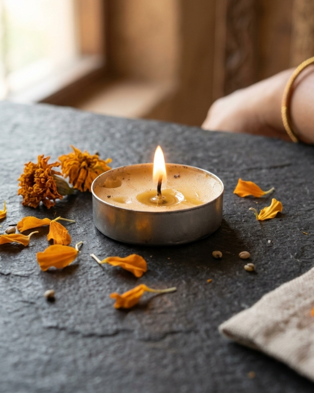Divine Wellness T-Light Candle