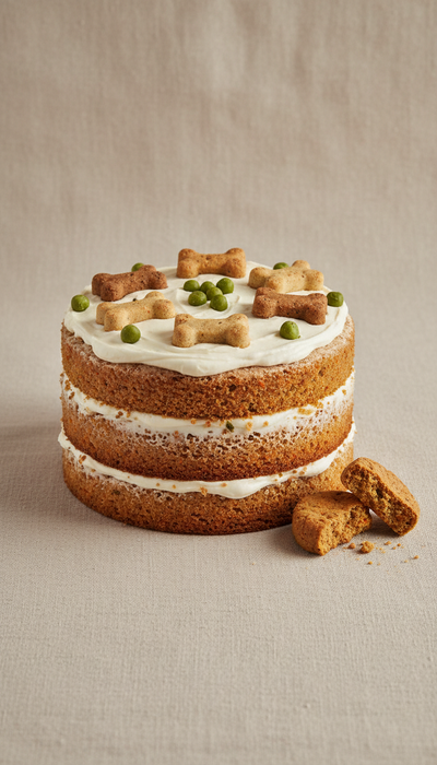 Carrot Celebration Cake for Dogs