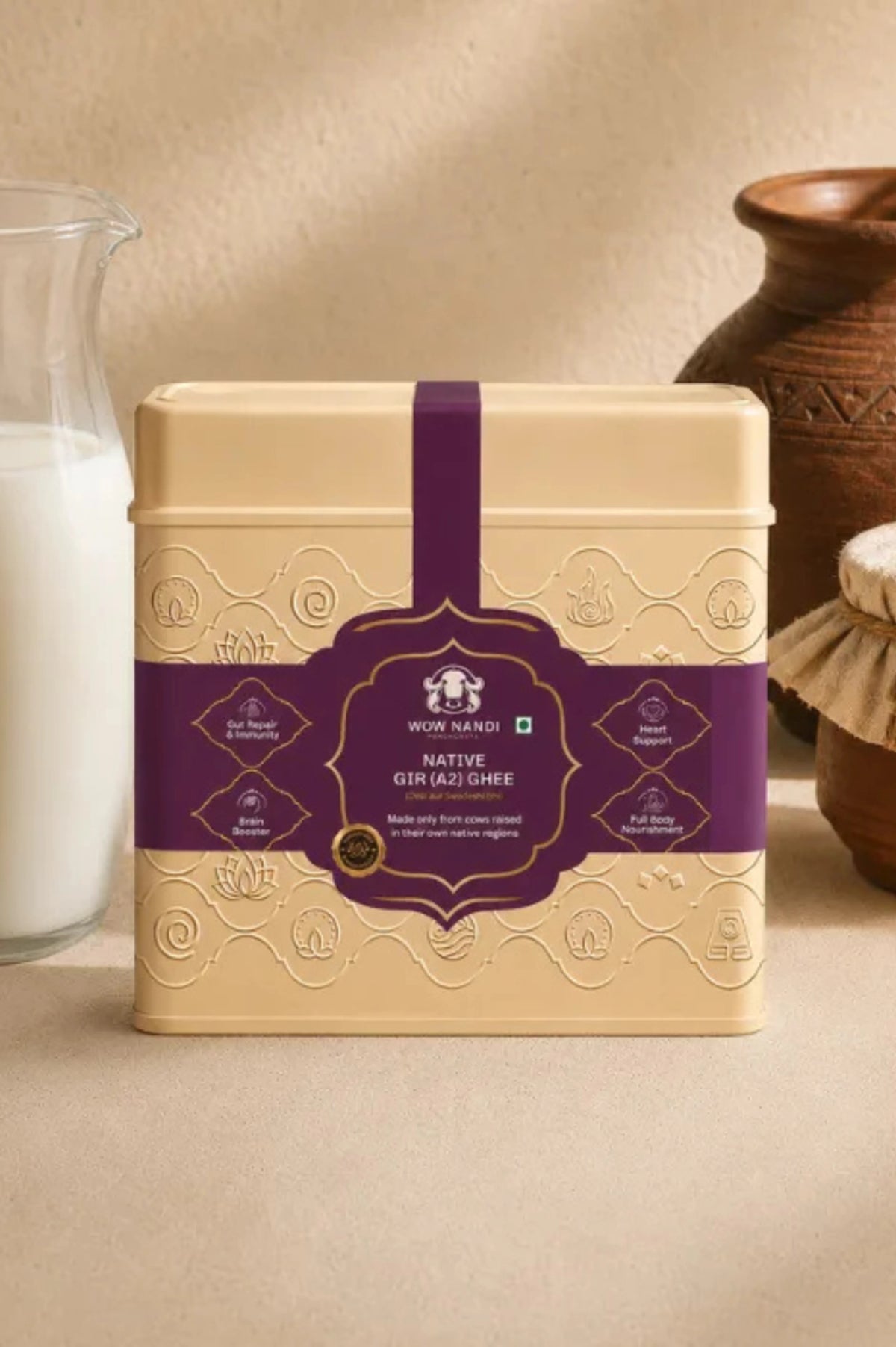 Native Gir (A2) Ghee - Tin Pack