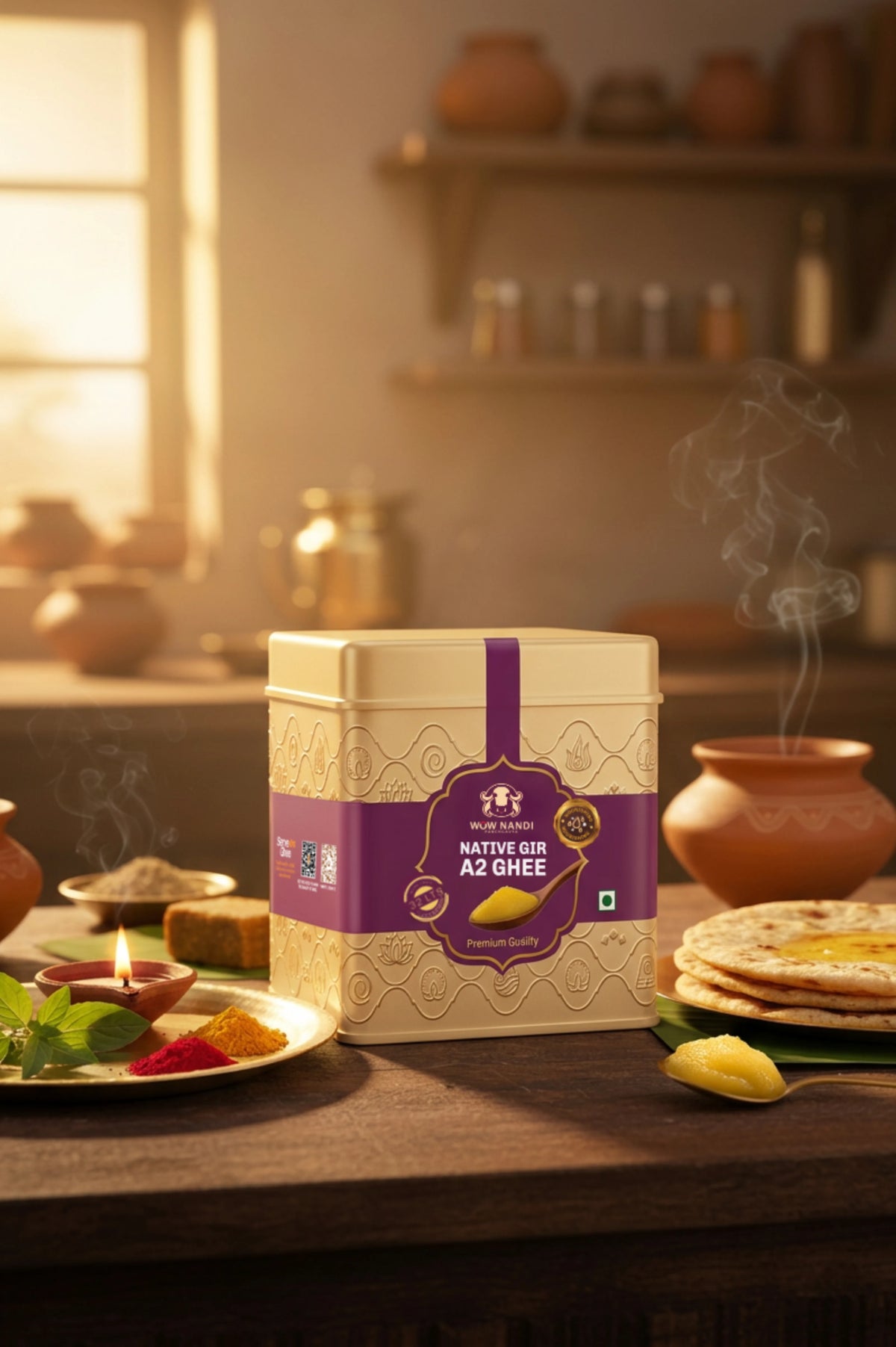 Native Gir (A2) Ghee - Tin Pack