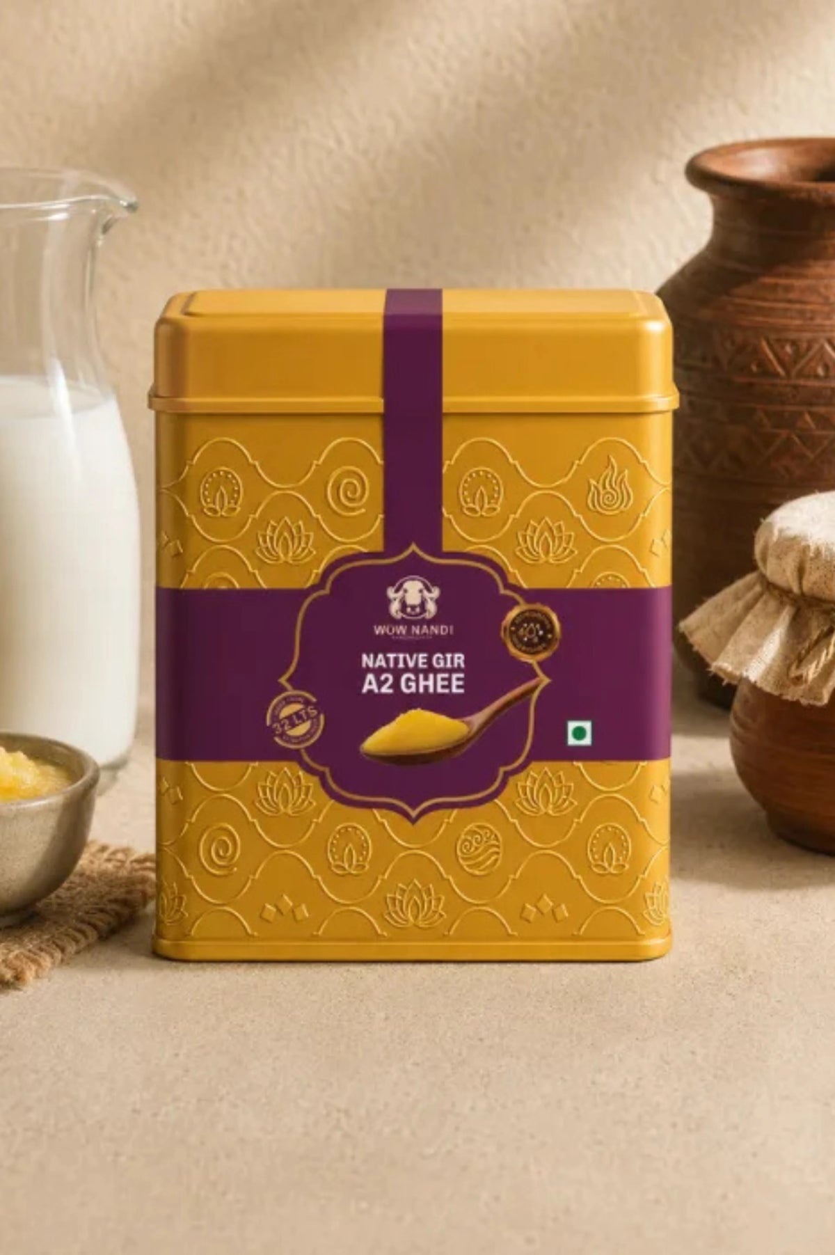 Native Gir (A2) Ghee - Tin Pack