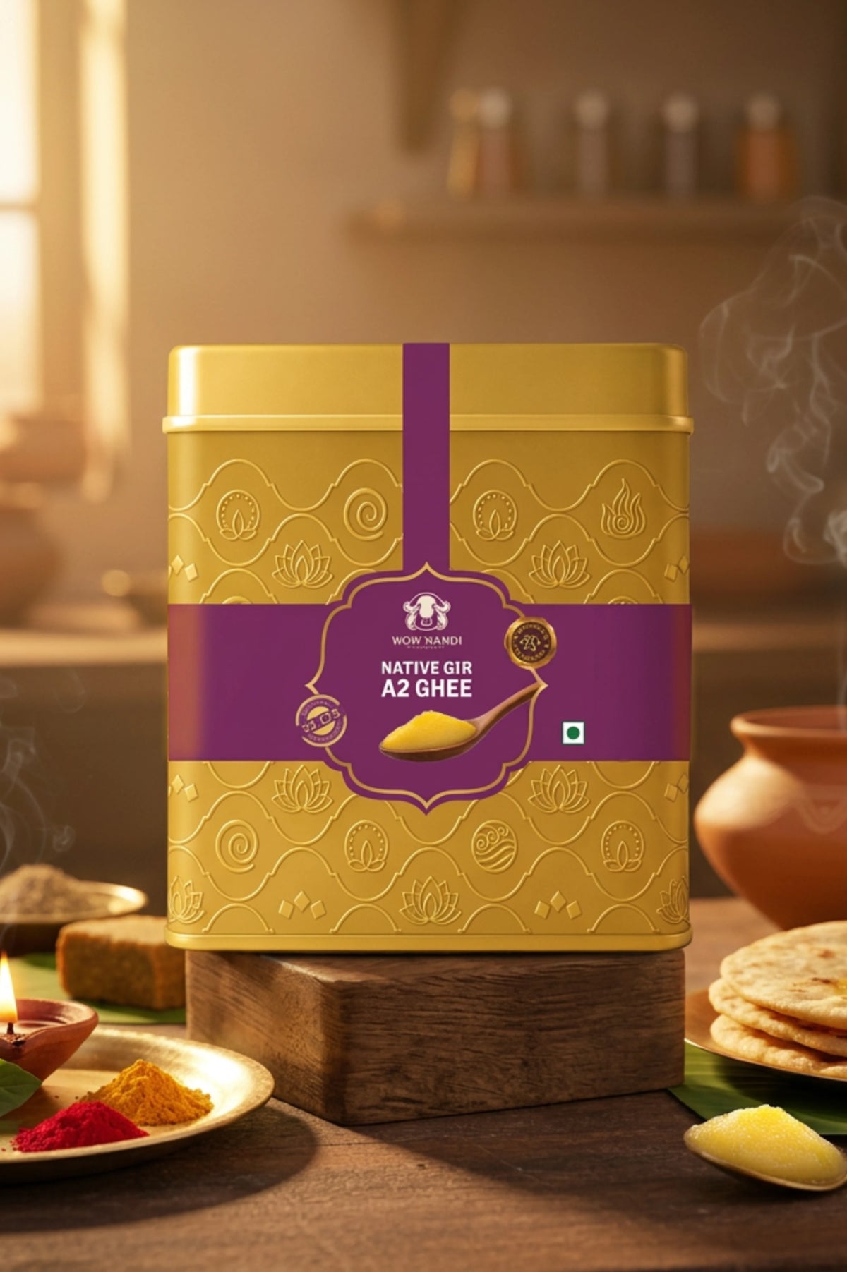 Native Gir (A2) Ghee - Tin Pack