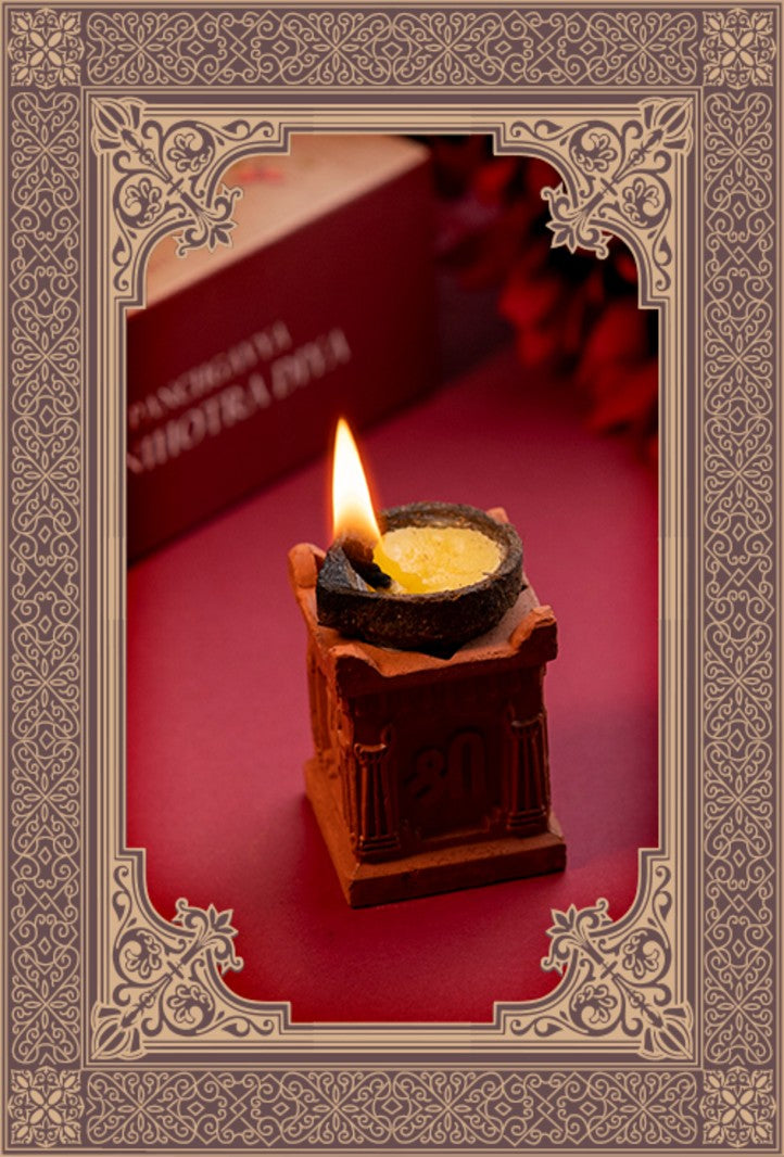 Nandi Panchgavya Diya (Pack of 3)