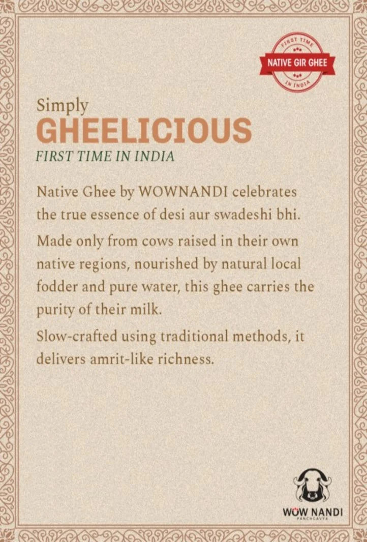 Native Gir (A2) Ghee - 500ml